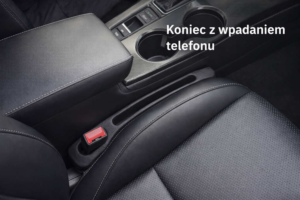 Organizer szczeliny fotela – koniec z gubieniem telefonu