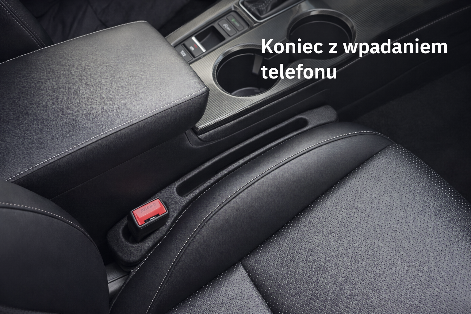 Organizer szczeliny fotela – koniec z gubieniem telefonu