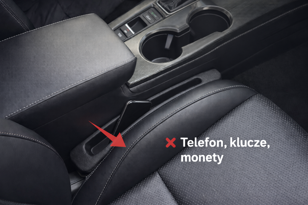 Organizer szczeliny fotela – koniec z gubieniem telefonu